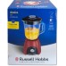 Russell Hobbs 27120-56, Tabletop blender, 1.5 L, Pulse function, 650 W, Black, Red, Transparent