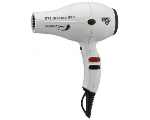 Professional hair dryer (white) ETIStratos390SuperLightW