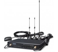 PLANET Vehicle 4G LTE Cellular Wirel, GRE,PPTP,IPSec,L2TP, 168 mm, 104 mm, 25 mm, 537 g, 6~32V DC, 1.5A