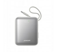 Joyroom JR-PBF27 10000mAh 22.5W with a built-ini kablami USB-C i Lightning - biały