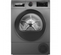 Bosch Dryer Machine with Heat Pump | WQG245DXSN | Energy efficiency class A+++ | Front loading | 9 kg | Condensation | LCD | Depth 61.3 cm | Grey