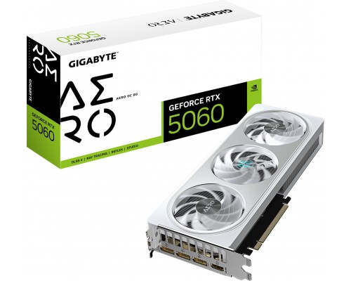 Gigabyte GeForce RTX 5060 Aero OC 8GB GDDR7 DLSS4 (GV-N5060AERO OC-8GD)