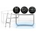 NeoSport Garden Trampoline 15ft/465cm With inner mesh with ladder