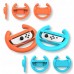 YAXO Handles for Joy-Con WHEELS SET for NS/NS2 Inferno Orange&Hydro Blue