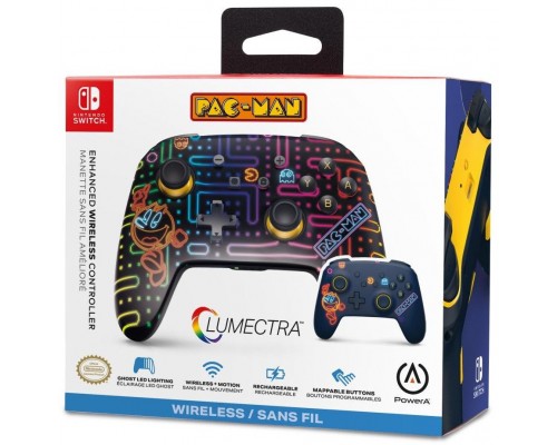 PowerA SWITCH Pad bezwire Enhanced Lumectra PAC-MAN Neon Arcade