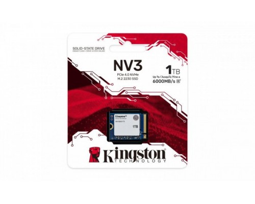 SSD Kingston NV3 1TB M.2 2230 PCI-E x4 Gen4 NVMe (SNV3SM3/1T0)