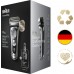 Braun Series 9 Pro 81747620 maszynka do shaving foliowa Przycinarka Chrom
