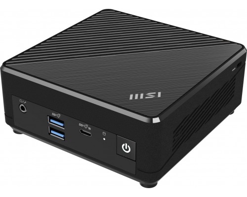 MSI CUBI N ADL S-225BEU komputer typu barebone Wielkość PC 0.5L Black N100