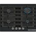 Bosch Serie 4 PNP6B6K40 płyta kuchenna Czarny Wbudowany 59 cm Gaz 4 stref(y)