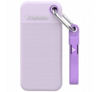 Dysk Zewnętrzny Verbatim Pocket SSD 2TB USB-C 3.2 gen.2 biały-fioletowy 32323