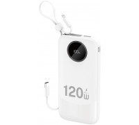 Dudao K13 10000mAh with a built-in kablem - biały