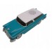 bluetooth RETRO WS-1955 ,10W,radio FM,USB, TF,wyświetlacz LED,akumulator 1500mAh,turkusowy