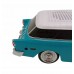 bluetooth RETRO WS-1955 ,10W,radio FM,USB, TF,wyświetlacz LED,akumulator 1500mAh,turkusowy