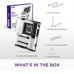 AMD B850 NZXT N7 B850 WiFi White DDR5 AM5 White Cover N7-B85XT-W1