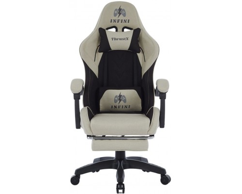 Infini ThrustX beige z tkaniny, podnóżek