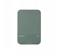 Native Union (Re)Classic Qi2 Power Bank - Magnetic  5000 mAh kompatybilny  MagSafe i Qi2, kabel USB-C - USB-C 15 cm w zestawie (slate green)