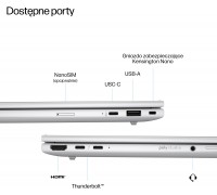 HP INC Notebook 8G1i14  7-255U/512/16/W11P/3YOS