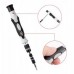 TOOLKITI PRECYZYJNYCH Z BITAMI BSA-115 czarny
