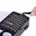 TOOLKITI PRECYZYJNYCH Z BITAMI BSA-115 czarny