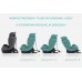 FKinderKraft FOTELIK SAMOCHODOWY obrotowy 360 czarno-szary 40-150 CM i-Size R129 ISOFIX