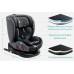 FKinderKraft FOTELIK SAMOCHODOWY obrotowy 360 czarno-szary 40-150 CM i-Size R129 ISOFIX