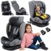 FKinderKraft FOTELIK SAMOCHODOWY obrotowy 360 szaro-black 40-150 CM R129 ISOFIX