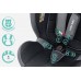 FKinderKraft FOTELIK SAMOCHODOWY obrotowy 360 szaro-black 40-150 CM R129 ISOFIX