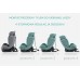 FKinderKraft FOTELIK SAMOCHODOWY obrotowy 360 szaro-black 40-150 CM R129 ISOFIX
