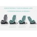 FKinderKraft FOTELIK SAMOCHODOWY obrotowy 360 szaro-black 40-150 CM R129 ISOFIX