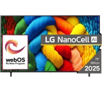 LG 75NANO80A3B NanoCell 75'' 4K Ultra HD WebOS 25