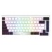 AQIRYS mechaniczna 75%/81 klawiszy przewodowa ADARA MINI white/black