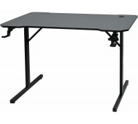 Gaming galds gamingowe BG100 Black 120x70x75 cm komputerowe z uchwytem