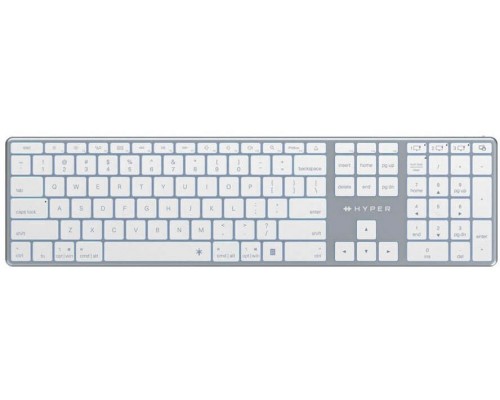Targus HyperSpace - klawiatura - full size - podświetlana - bezprzewodowa - Bluetooth 5.0 - QWERTY - GB - szary przestrzenny