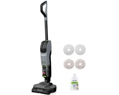 Bissell SpinWave + Vac Pet Pro Pionowy odkurzacz Bateria Suchy i Mokry Cykloniczny Worek na kurz 0,4 l Czarny, Szary