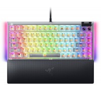 Razer Hot-Switchappable Mechanical Gaming  | BlackWidow V4 75% | Gaming  | WiRed | US | Phantom White Edition | USB Type-C | Razer Mechanical Switches (Tactile)