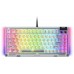 Razer Hot-Switchappable Mechanical Gaming  | BlackWidow V4 75% | Gaming  | WiRed | US | Phantom White Edition | USB Type-C | Razer Mechanical Switches (Tactile)