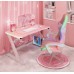 Gaming galds gamingowe Cobra CRF4575RGB Pink LED RGB 120 cm