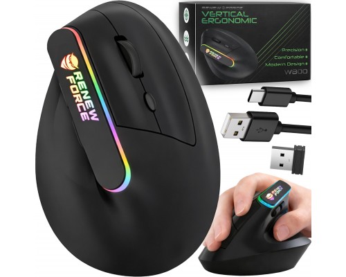 Myszka wertykalna Ergonomiczna pionowa MYSZ WiFi Bluetooth BT