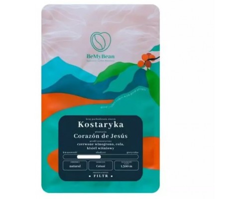BeMyBean kawa ziarnista Kostaryka Corazon de Jesus Filter 250 g