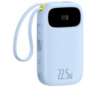 Baseus 20000mAh  wyświetlaczem wbudowanymi kablami EnerFill FC31 22.5W - Blue 20000mAh  wyświetlaczem wbudowanymi kablami EnerFill FC31 22.5W - Blue