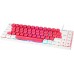 Gamiac GAMIAC TKL69G SF Gaming Keyboard, Kailh Blue - white/Red