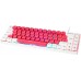 Gamiac GAMIAC TKL69G SF Gaming Keyboard, Kailh Blue - white/Red