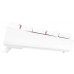 Gamiac GAMIAC TKL69G SF Gaming Keyboard, Kailh Blue - white/Red