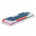  Machenike K500-B61   Blue Switch - niebiesko-White