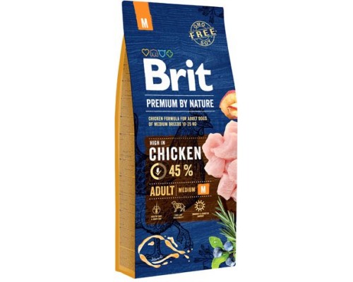 Brit Premium by Nature Adult M 8 kg