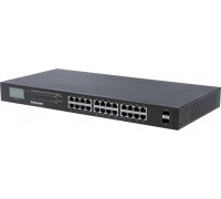 Switch Intellinet Network Solutions Gigabit 24x RJ45 PoE+, 2x SFP, wyświetlacz LCD (561242)