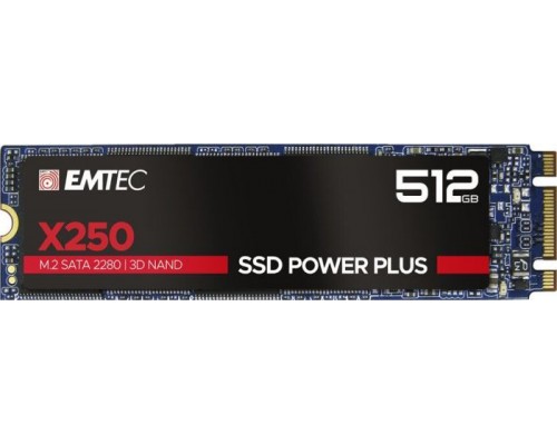 SSD Emtec X250 512GB M.2 2280 SATA III (ECSSD512GX250)