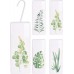 ASJ Commerce Ceramiczny paproć White