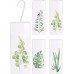 ASJ Commerce Ceramiczny paproć White