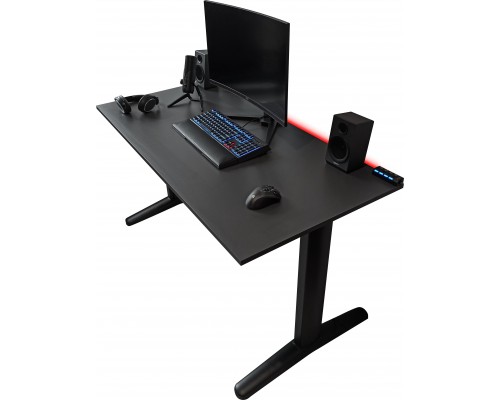 Gaming galds Zdesk PC-STLB-LH Gray 138 cmx68 cm